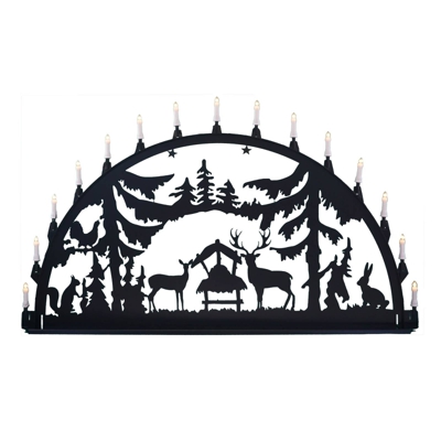 Arco de luz Bosque, 15 luces, exterior largo 150cm