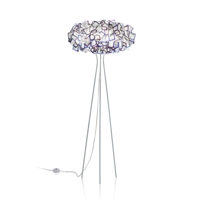 Slamp Clizia lámpara de pie trípode, violeta
