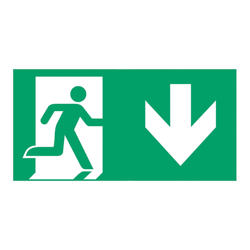 Señal salida emergencia tipo A L-LUX Standard Eco características