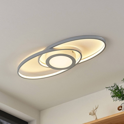Lindby Mariyana plafón LED, color titanio