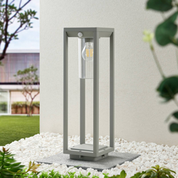 Lindby Abilum baliza, gris plata, 50 cm precio