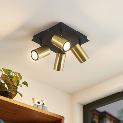 Lindby Raisan foco de techo, 4 luces características