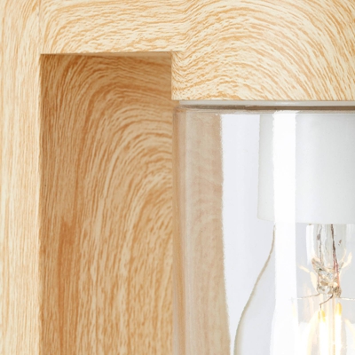 Baliza Cabar, look de madera natural