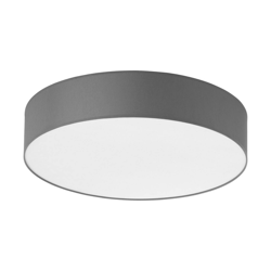Plafón Rondo, gris Ø 60 cm en oferta