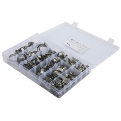 91pcs Abrazaderas Acero Inoxidable Distancia Juego De Abrazaderas De Manguera en oferta