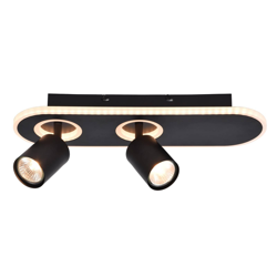 Foco de techo LED Kimon, negro en oferta
