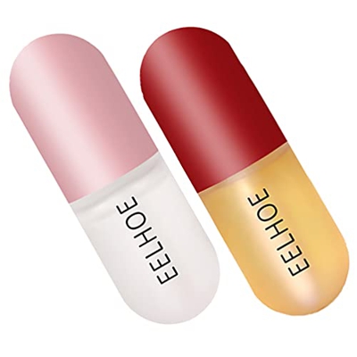 Lurrose Juego de Rellenos de Labios Hidratante Brillo de Labios Potenciador de Labios Cuidado de Labios Suero de Día Cuidado de Noche para Labios Más 