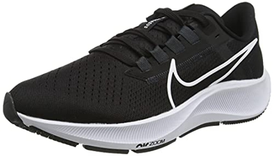 Nike Air Zoom Pegasus 38, Zapatos para Correr Hombre, Black/White-Anthracite-Volt, 48.5 EU