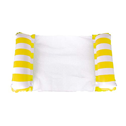 Hamaca hinchable para piscina, 4 en 1, tumbona para piscina, tumbona para piscina, salón de agua, cama para adultos, 120 x 70 cm (amarillo) precio
