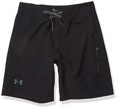 Under Armour Bañador para Hombre Shore Break Emboss Boardshort, Hombre, 1325890, Negro (003)/Gris Pitch, 46