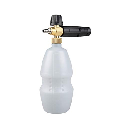 KAMONDA Jabón con Boquilla de Lanza de Nieve Ajustable para cañón de Espuma Compatible con la Lavadora a presión Karcher K-Series, 12,5 * 9,5 * 23 cm,