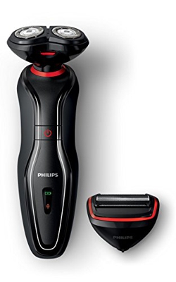 Philips Click & Style S728/17 Rotation Shaver Negro, Rojo - Afeitadora (Rotation Shaver, 2 año(s), Negro, Rojo, Batería, Ión de Litio, 1 h)