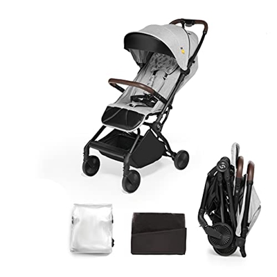 skiddoü silla de paseo para niño plegable Espoo silla de paseo plegable ligera y plegable con una sola mano estructura de aluminio, silla de viaje peq