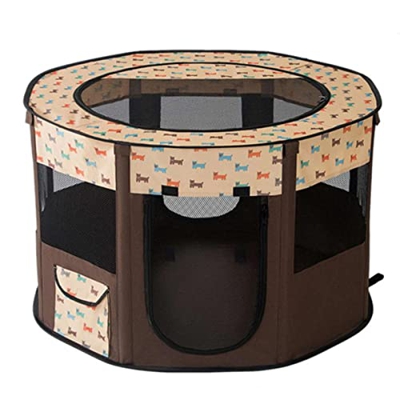 Jaula anti-mosquitos para gatos Casa portátil para mascotas Espacio grande Sala de entrega de gatos Sala de entrega de perros plegable Tienda cerrada 