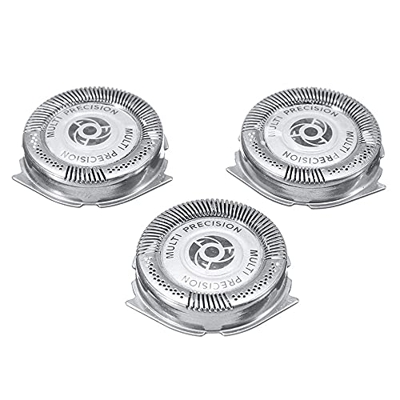 Juego de 3 cabezales de afeitadora de repuesto para Philips Norelco SH50, cabezas de afeitar eléctricas para hombres, serie 5000, doble capa, accesori