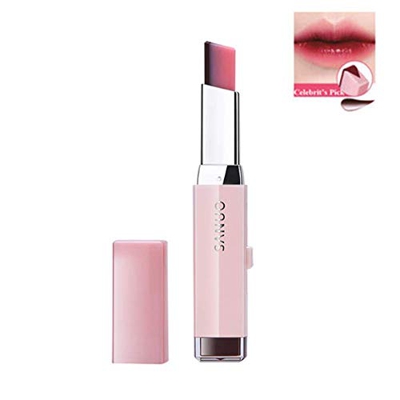 1PC dos tonos del lápiz labial lápiz labial hidratante degradado y dura más tiempo de labios brillo antiadherente Copa Crema hidratante labial líquido