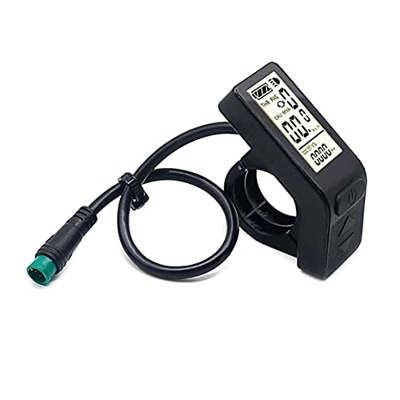 meilen:weit | Pantalla KT-LCD4, resistente al agua, Julet 5 pines, ordenador de a bordo, pantalla LCD, bicicleta eléctrica, pedelec, 24 V/36 V/48 V.