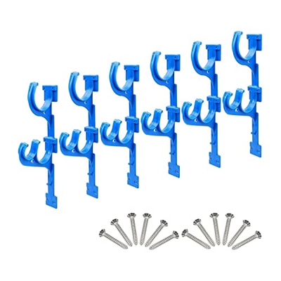 KAIYI Huanhuan Department Store Polotero de la Piscina Soporte de suspensión Conjunto Piscina Soporte con Tornillos Ganchos Ajuste for Herramientas de