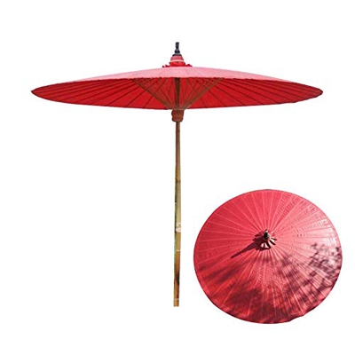 Sombrillas Sunbrella, Jardín de bambú 2M, anti-ultravioleta, paraguas de patio a prueba de lluvia, playa al aire libre, productos hechos a mano, tarpa