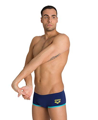 ARENA One Biglogo Bañador, Hombre, Navy/Mint, 85