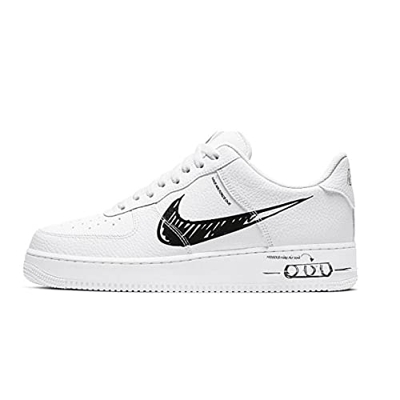 Nike CW7581-101, Sneaker Hombre, Blanco Negro, 42 EU