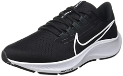 Nike Air Zoom Pegasus 38, Zapatos para Correr Mujer, Black/White-Anthracite-Volt, 45.5 EU en oferta