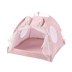 beautyhe Tienda de campaña para Perros Casitas para Gatos Plegable Cama de Gato Cama para Perro con sombrilla Casa de Perro Cama Interior Casa de Perr precio