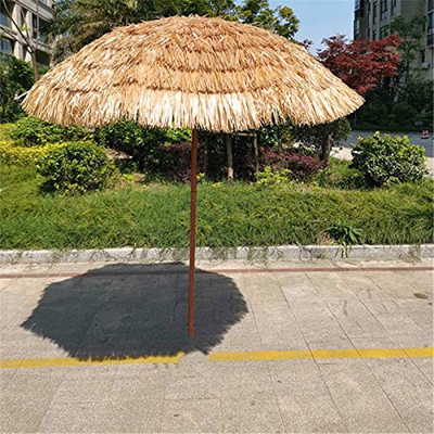Sombrillas Sunbrella, Soporte de paraguas de patio 6.6FT / 2M, paraguas de patio exterior con función de inclinación, paraguas al aire libre con 8 cos