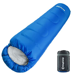 KingCamp Trek 3-4 Season Mummy Sleeping Bag Doble Capa Caliente para Adultos al Aire Libre Camping Senderismo en oferta