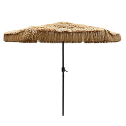 XMcKJ Sombrillas Sunbrella, 2.7m / 8.9 pies Paraguas Grandes de Patio, Paraguas Patio Tabla de Paraguas 38mm Cámara de Metal de Hierro Completo, Parag en oferta