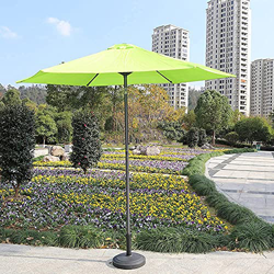 Sombrillas Sunbrella, 9 '(2,7 m) Paraguas de patio paraguas al aire libre con 8 costillas robustas, paraguas de patio paraguas paraguas aluminio barra en oferta