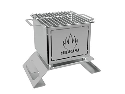 Mibrasa Hibachi MH 150 - Barbacoa portátil Totalmente Fabricada en Acero Inoxidable 304. ¡La imaginación y Creatividad del Chef con el Hibachi límites