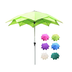 Sombrillas Sunbrella, Paraguas del patio de la patio de la costilla de la costilla de la fibra de vidrio del poste de aluminio de 3M con la manivela,  precio