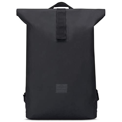 Johnny Urban Mochila Roll Top Impermeable Hombre y Mujer Negra Alec Morral Desplegable Mensajero Hecho de Lona Waterproof - Bolso de Ciclismo Flexible