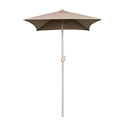 Sombrillas Sunbrella, Paraguas de patio rectangular 1M / 3.3FT, patio paraguas con manivela, paraguas al aire libre, protección impermeable y protecci