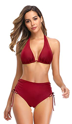 SHEKINI Mujer Trípode Bikini R églable con Cintura De Playa Traje De Baño con Cintura Lateral Alta precio