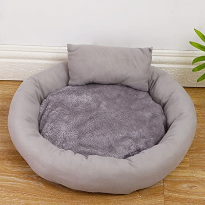 LYJL Caseta para Gatos caseta Gris caseta para Perros caseta de algodón Espeso caseta para Mascotas,Gris