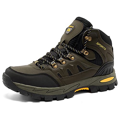 Zapatillas Trekking Hombre Antideslizantes Zapatos de Senderismo Transpirable Botas Montaña Bajas al Aire Libre 7 Negro 45