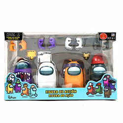 Bizak Among Us - Figura de Acción Pack de 4 En Caja (64116030) precio