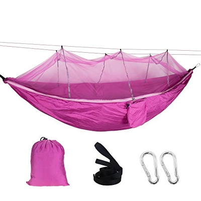 YSSDZYYMXD Camuflaje Portátil Al Aire Libre Hamaca Neta Anti Mosquito Dormir Cama De Verano Colgando Swing Hamak Backyard Muebles,2