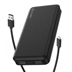 CoolReall Powerbank 20000mAh, Conveniente Batería Externa con 2 Salidas Rápidas (2.0A + 2.0A), Cargador de Batería Portátil para Teléfonos Celulares d precio