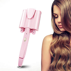 Rizador de pelo Delmkin multifuncional, 3 barriles ondulado, revestimiento de cerámica, temperatura ajustable, para todos los estilos de rizo, 32 mm precio