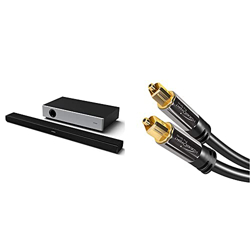 Sharp HT-SBW160 2.1 Barra de Sonido Cine En Casa, Subwoofer Inalámbrico, Bluetooth + KabelDirekt – 1m Cable Óptico TOSLINK Audio, Pro Series en oferta