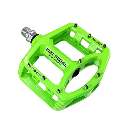 Zeroall Ultraligero Pedales de Bicicleta 9/16" Aleación de Magnesio Pedales Bicicleta Montaña con Superficie Antideslizante, Plataforma Pedales para B