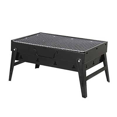 QIFFIY Barbacoa Carbon Barbacoa Carbón Plegable Barbacoa Parrillas Patio Barbacoa Charcoal Grill Estufa Acero Inoxidable Al Aire Libre Camping Picnic 