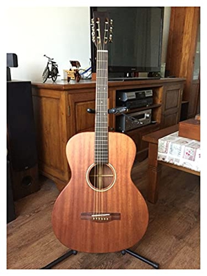 OOO Guitarra acústica de madera de caoba completamente sólida del cuerpo Modificación de la guitarra de la ranura de la ranura Classcial Guitarra acús