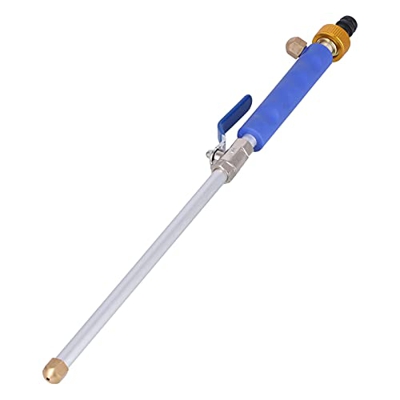 Pistola de Lavado de Agua para Jardín, 2 Boquillas, Rociador de Limpieza de Riego, Lavadora de Alta Presión con Acoplador de Latón para Flores para Ve