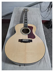 Baimelong Guitarra acústica sólida Profesional F50 Guitarra de Estilo Natural Madera Natural Guitarra eléctrica acústica Adecuada para Jugadores en To características