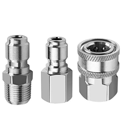 Kaxofang 3 Piezas Kit Adaptador De Lavadora De Alta Presión De Acero Inoxidable Npt3 / 8 Para 4500-7500Psi Boquillas De Lavadoras De Alta Presión en oferta