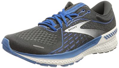 Brooks Adrenaline GTS 21, Zapatillas para Correr Hombre, Navy Stellar White, 44.5 EU